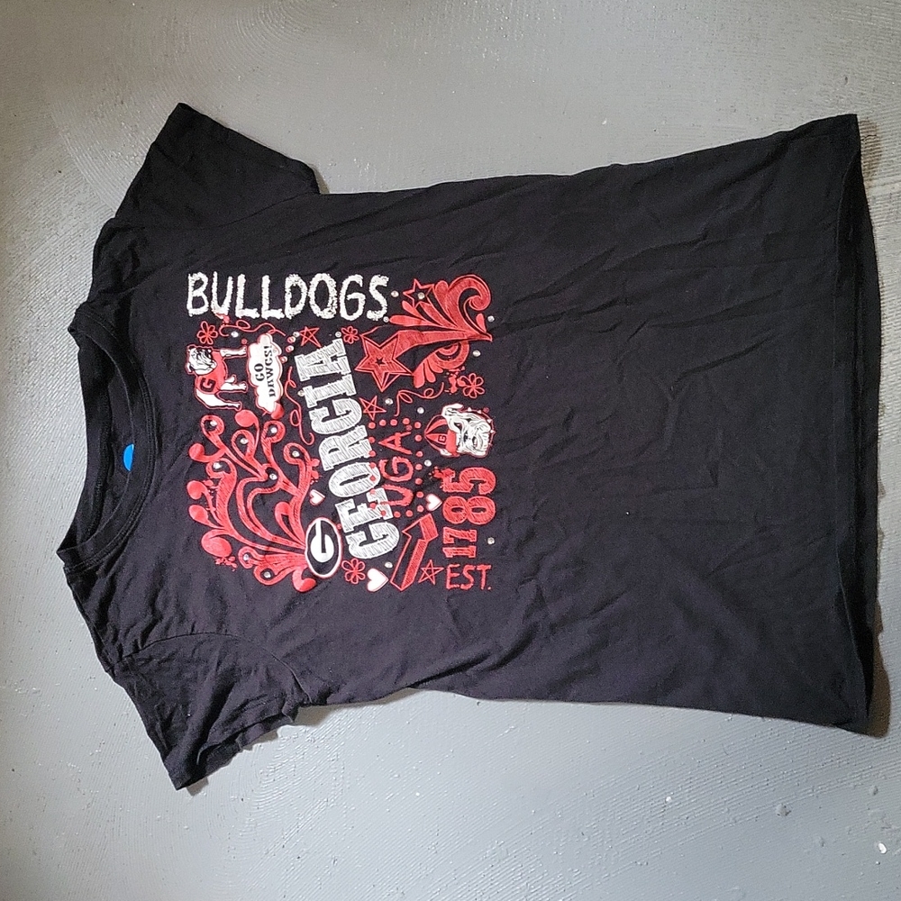 EUC NCAA UGA women's t shirt